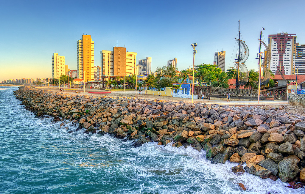 Interação na praia