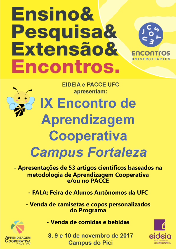 Apresentações do PACCE nos Encontros Universitários